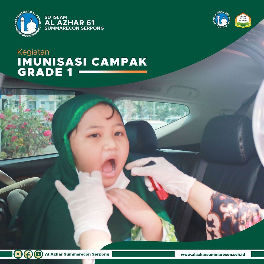 Kegiatan Imunisasi Campak Grade 1