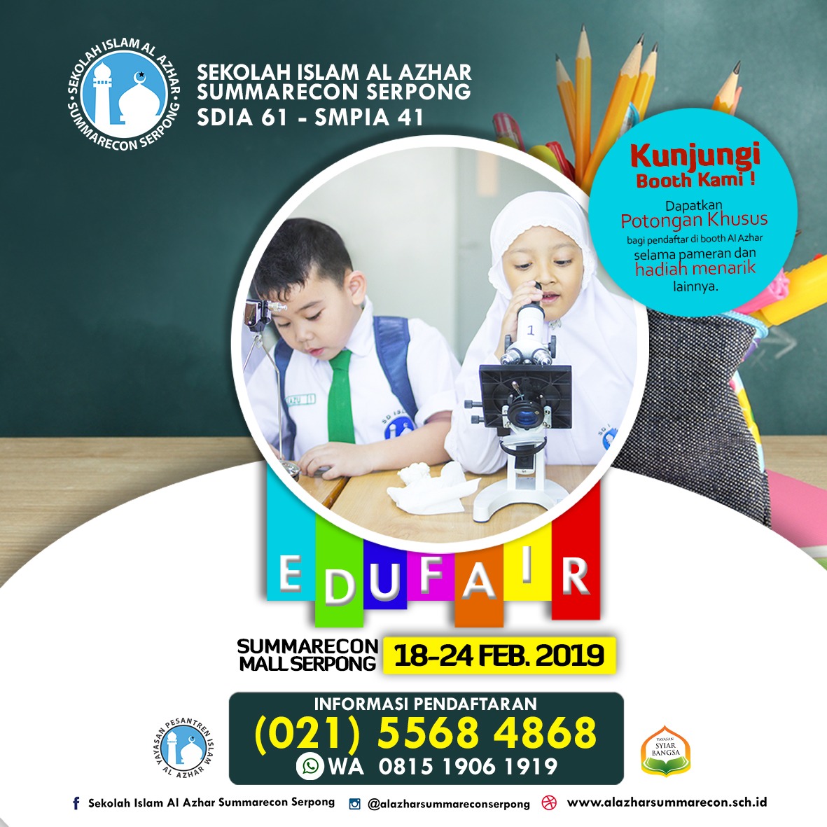 EDUCATION FAIR 2019 AT SUMMARECON MALL SERPONG