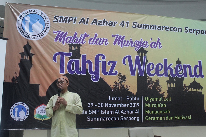 Tahfiz Weekend SMP Al Azhar 41 (Mabit & Murojaah)